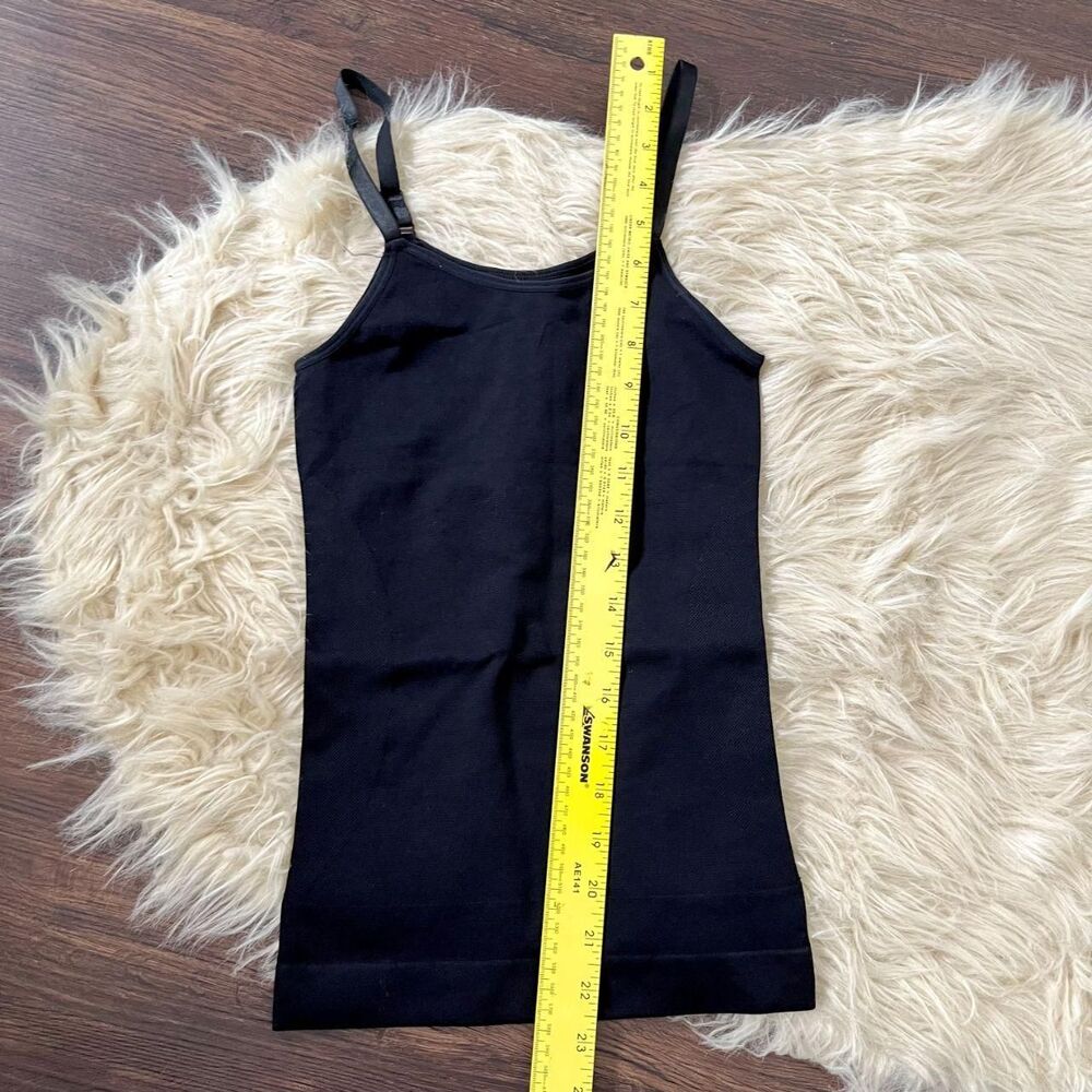 New Black Shapermint Scoop Neck Smoothing Cami S - Picture 4 of 5